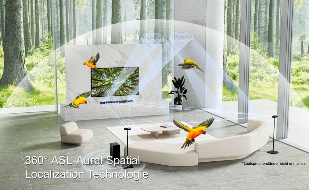 Ultimea Nova S80 Soundbar-Subwoofer-Lautsprecher-Kit, 5.1.2-Kanal, 4K HDR-Passthrough, Dolby Atmos-Dekodierung, 520 W Spitzenleistung