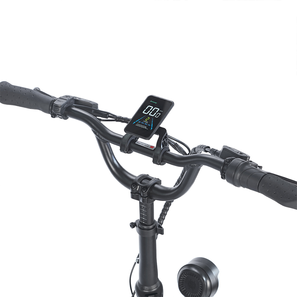 Fafrees F20 Mate Electric Tricycle Standard Version + Enlarged Rear Rack + Front Basket 500W Motor 48V/18.2Ah Battery 20*3.0-inch Fat Tire 110km Max Range Hydraulic Disc Brake - Black