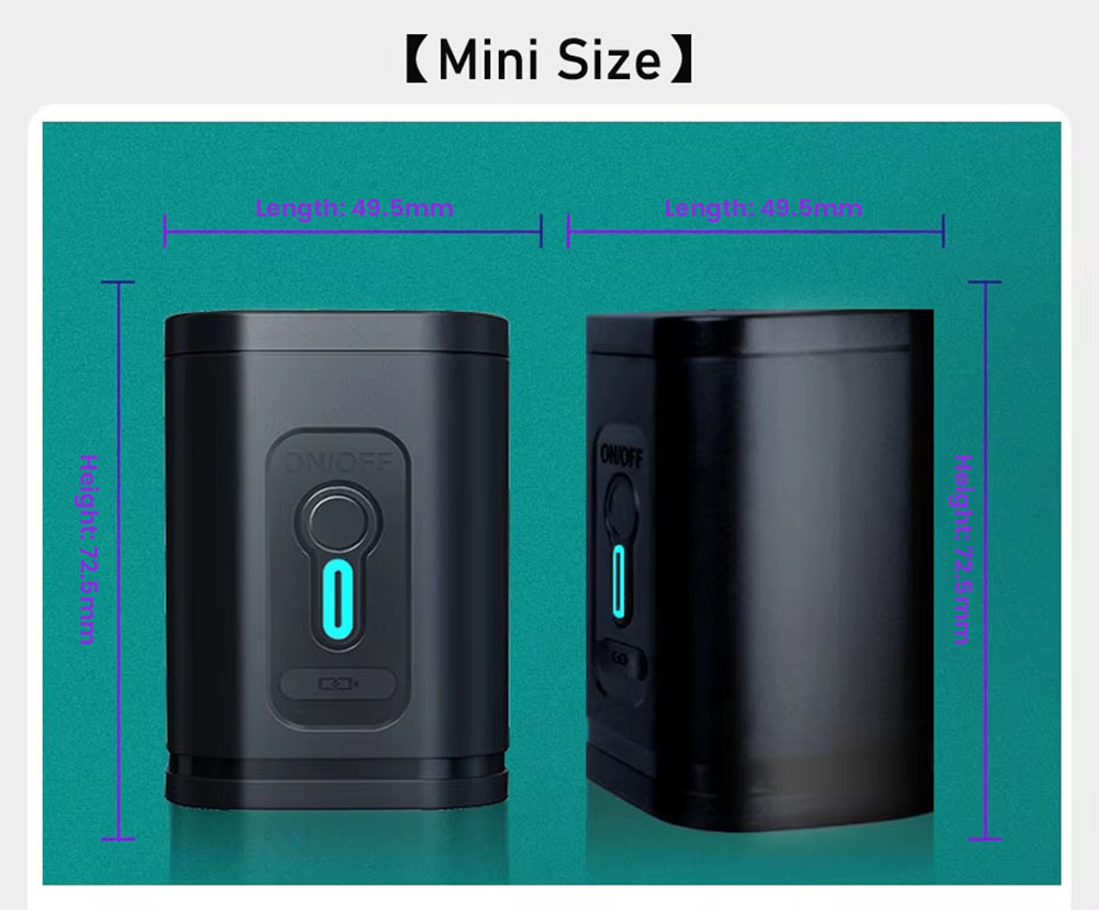 107E Portable Mini Air Pump, In/Deflation, Dimming LED Light, 1200 mAh Battery, With 4 Air Nozzles, for Pool, Mattresses, Toys & Yoga Ball