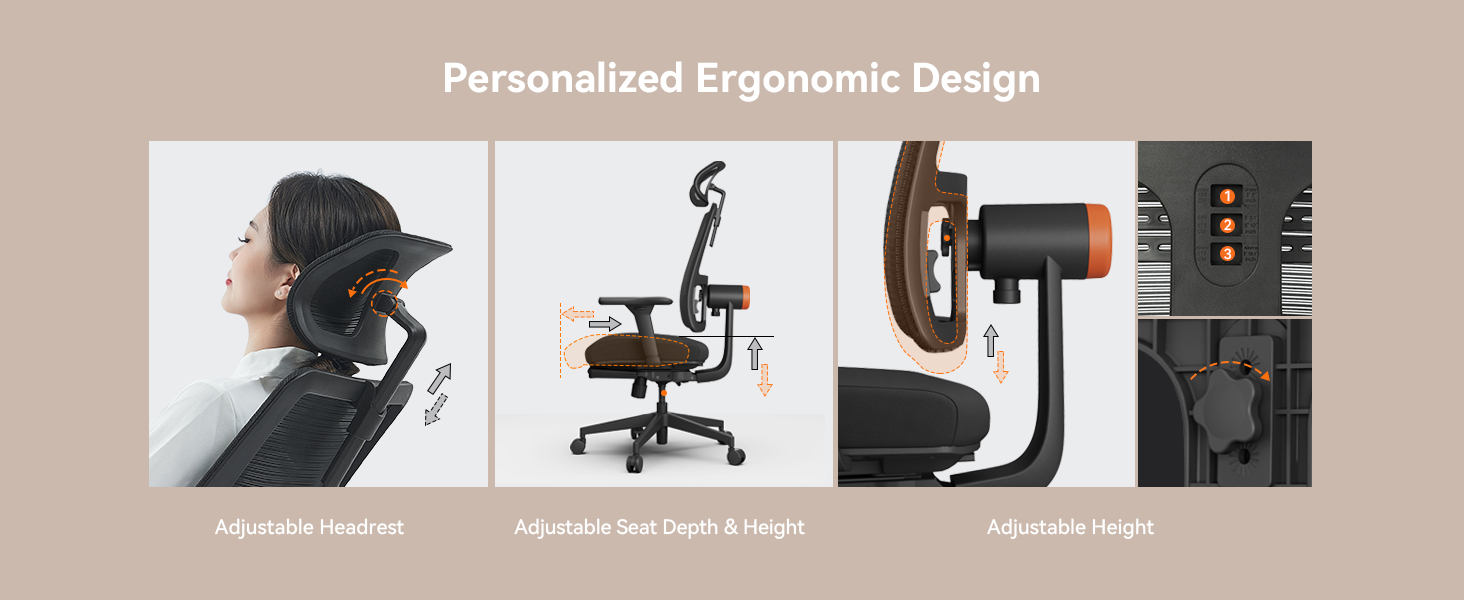 NEWTRAL MagicH-BP Ergonomic Chair with Detachable Workstation Desktop, Auto-Following Backrest, Adaptive Lower Back Support, Adjustable Armrest Headrest - Black
