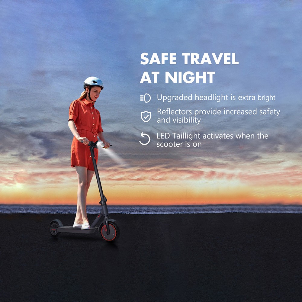 AOVO M365 PRO Electric Scooter with Turbo, Electric and Eco Mode 10.4Ah up to 31KM/H