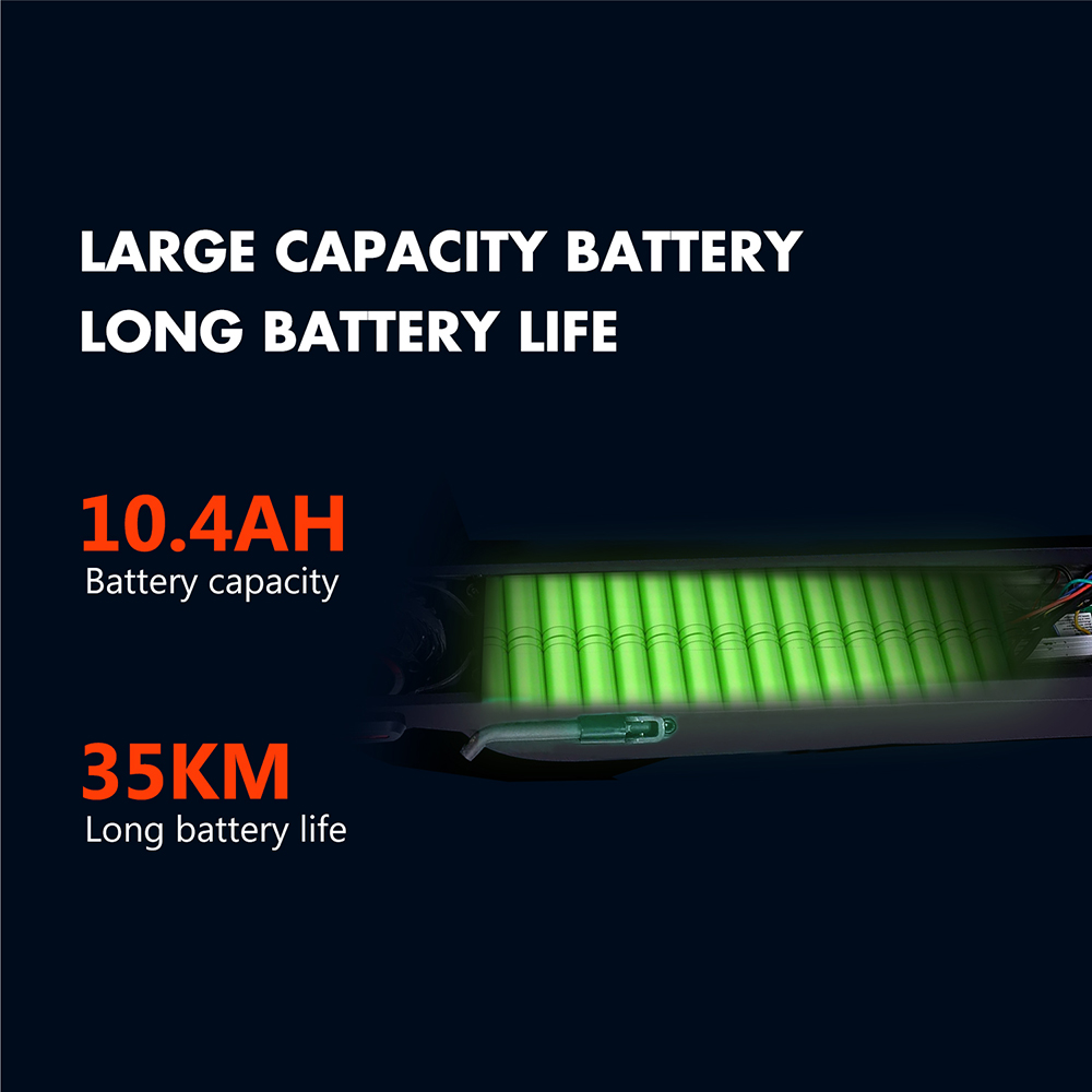 AOVO M365 PRO Electric Scooter with Turbo, Electric and Eco Mode 10.4Ah up to 31KM/H