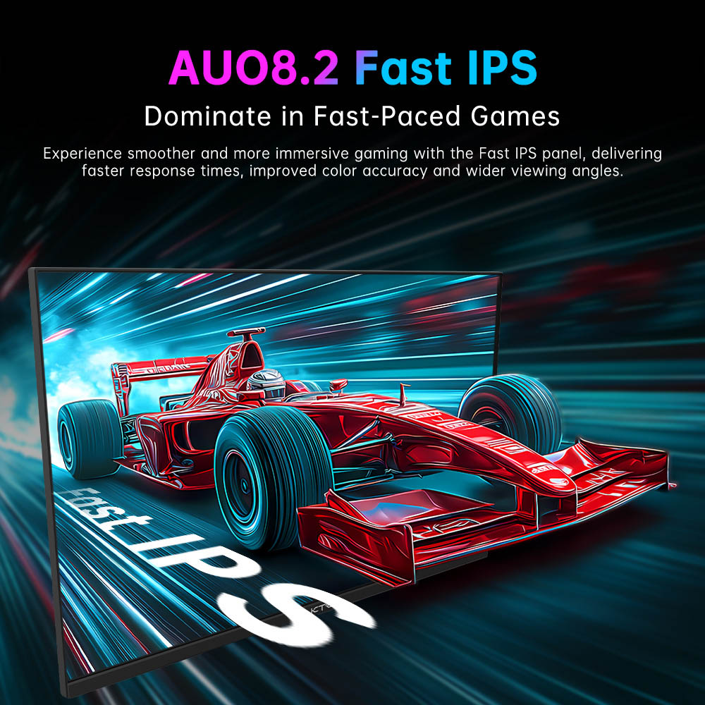 KTC H27T22 Gaming-Monitor 27 Zoll 2560 x 1440 QHD 16:9 ELED 180 Hz Fast IPS Panel Screen 1 ms GTG Reaktionszeit 99 % sRGB HDR10 Low Motion Blur Kompatibel mit FreeSync G-SYNC USB 2 x HDMI 2.0 2 x DP 1.4 Audioausgang