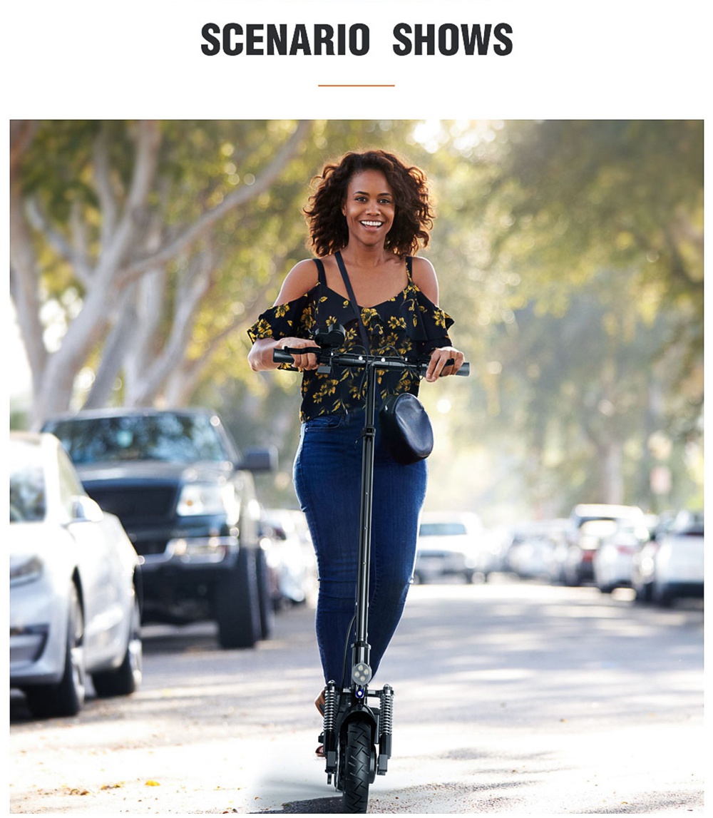 Refurbished JANOBIKE T10 Folding Electric Scooter 1000W Motor 52V/23Ah Battery 10 Inch Tire Containing Seat