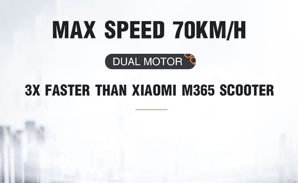 Refurbished JANOBIKE T10 Folding Electric Scooter 1000W Motor 52V/23Ah Battery 10 Inch Tire Containing Seat