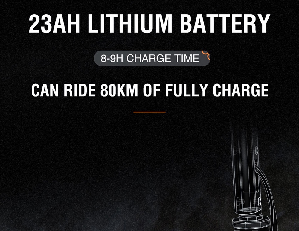 Refurbished JANOBIKE T10 Folding Electric Scooter 1000W Motor 52V/23Ah Battery 10 Inch Tire Containing Seat