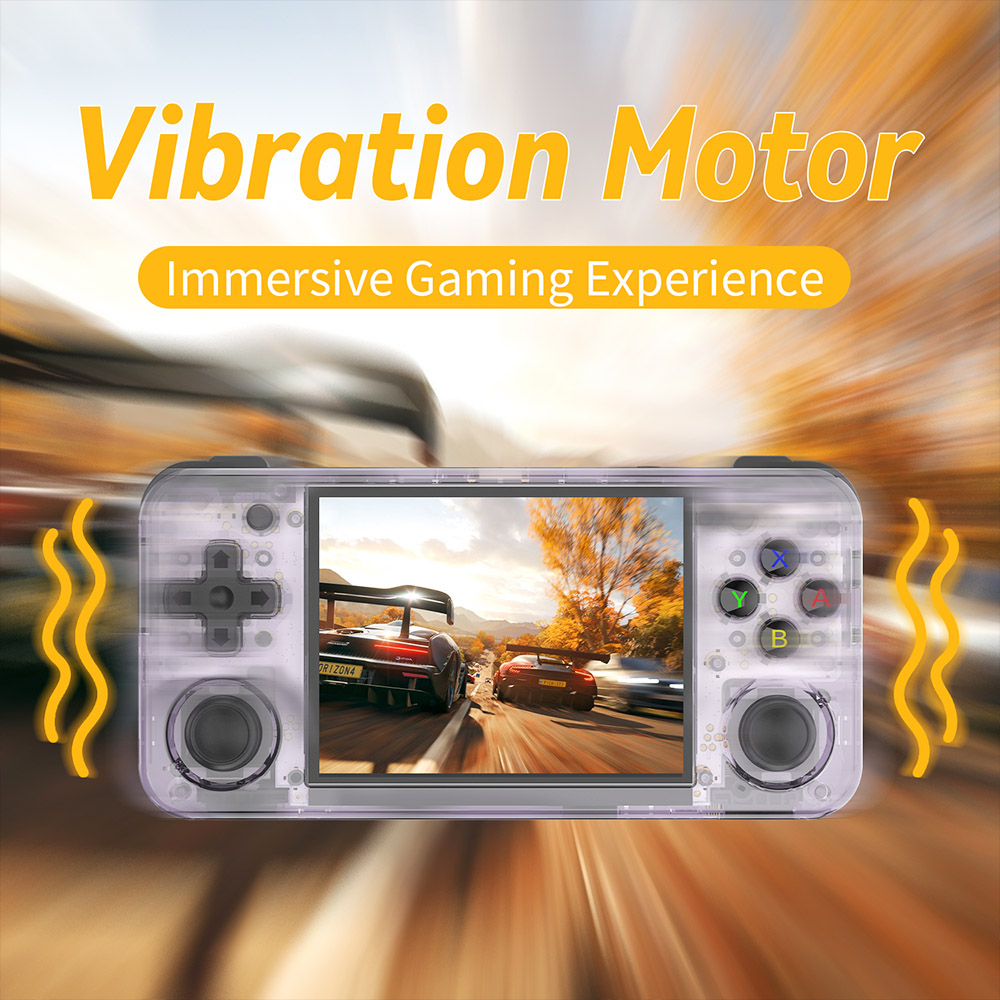 Refurbished ANBERNIC RG35XX H Game Console 64GB 5000+ Games - Purple