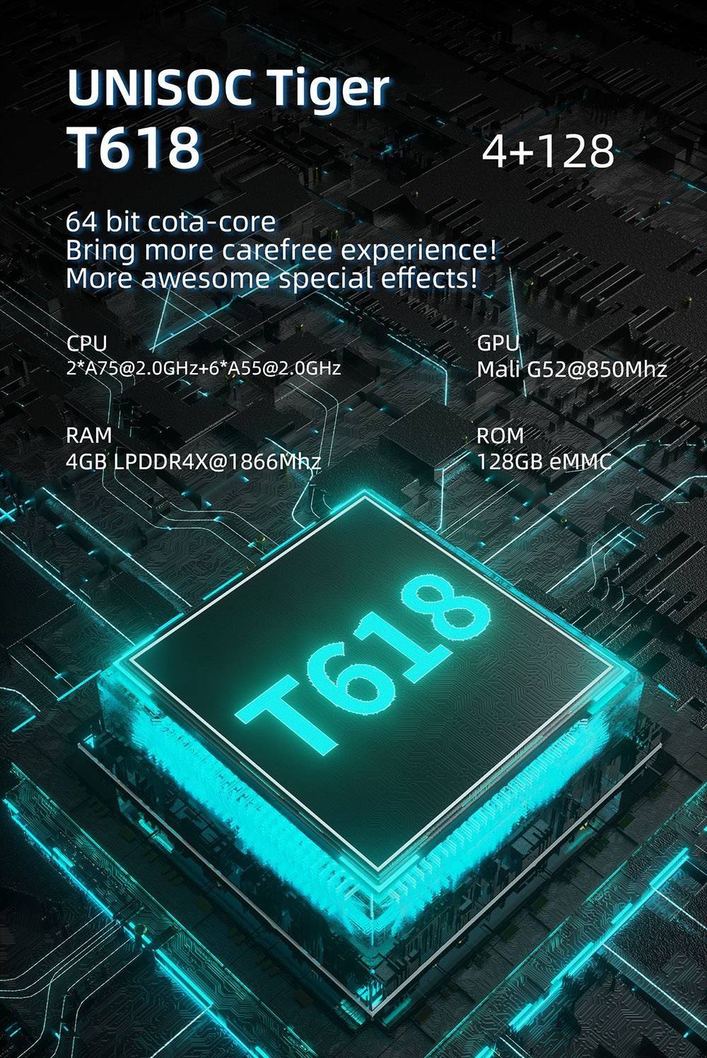 Refurbished ANBERNIC RG405M Android 12 Game Console, 128GB TF Card, 128GB eMMC, 4GB LPDDR4X, 3172 Games, Moonlight Streaming - Black