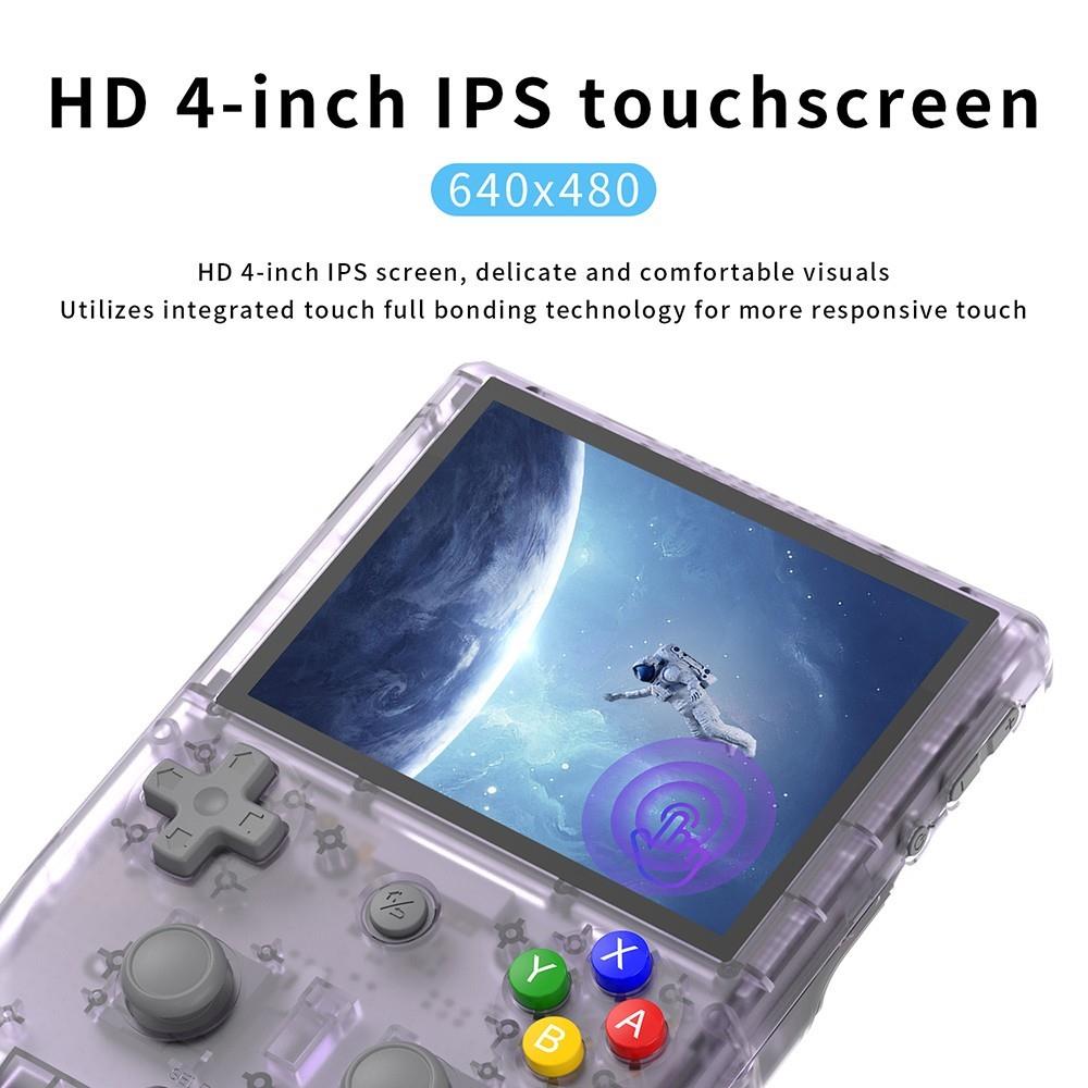 Refurbished ANBERNIC RG405V Game Console, 4GB LPDDR4 128GB eMMC, Android 12, 5G WiFi, Bluetooth 5.0 - Purple