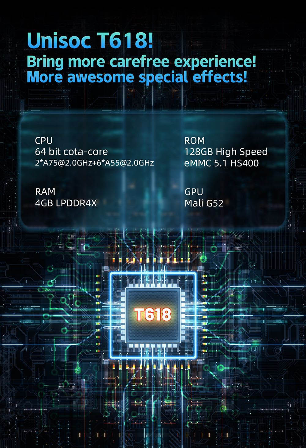 Refurbished ANBERNIC RG505 Handheld Game Console, Unisoc Tiger T618 64-bit Cota-core, 4.95'' OLED Touch Screen 4+128GB Android 12