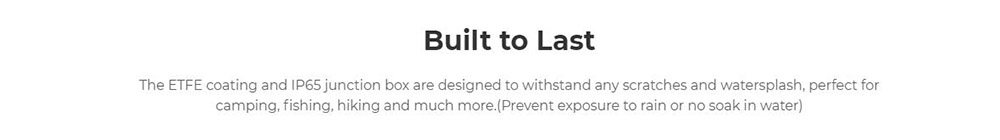 BLUETTI PV200 200W Foldable Portable Solar Panel, 23.4% High Conversion Rate, IP65 Waterproof