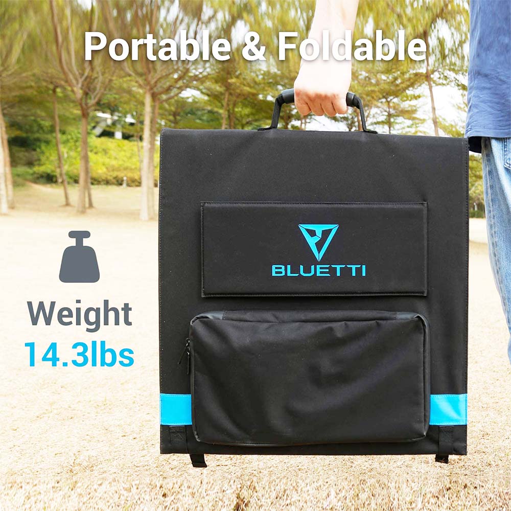 Refurbished BLUETTI SP200 200W Foldable Solar Panel, Portable Power Backup, Solar Generator Charger for Power Station