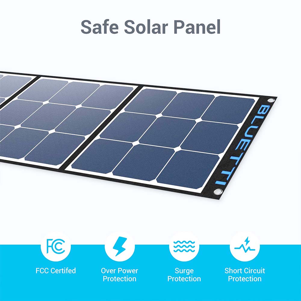 Refurbished BLUETTI SP200 200W Foldable Solar Panel, Portable Power Backup, Solar Generator Charger for Power Station
