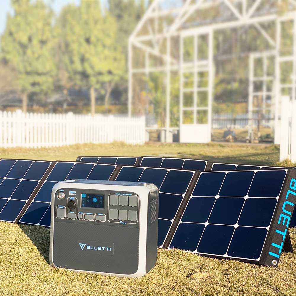 Refurbished BLUETTI SP200 200W Foldable Solar Panel, Portable Power Backup, Solar Generator Charger for Power Station