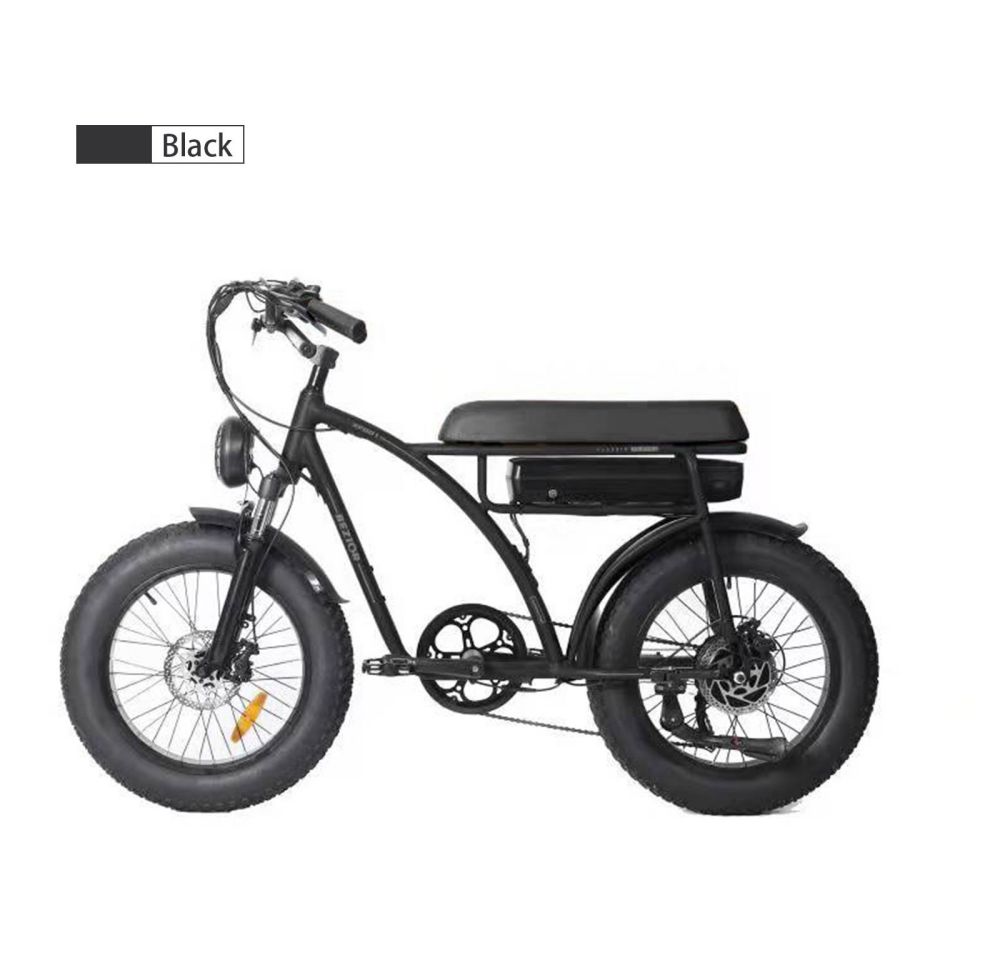 Refurbished Bezior XF001 Retro Electric Bike 12.5Ah 48V 1000W Brushless Motor 20 Inch 45Km/h Max Load 120kg