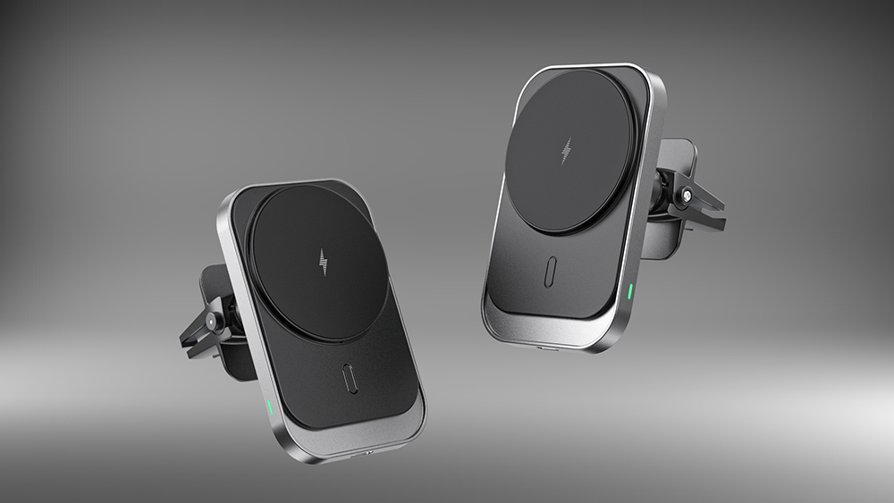 CW19S 15W Magsafe Wireless Charger for iPhone 16 Series - Black