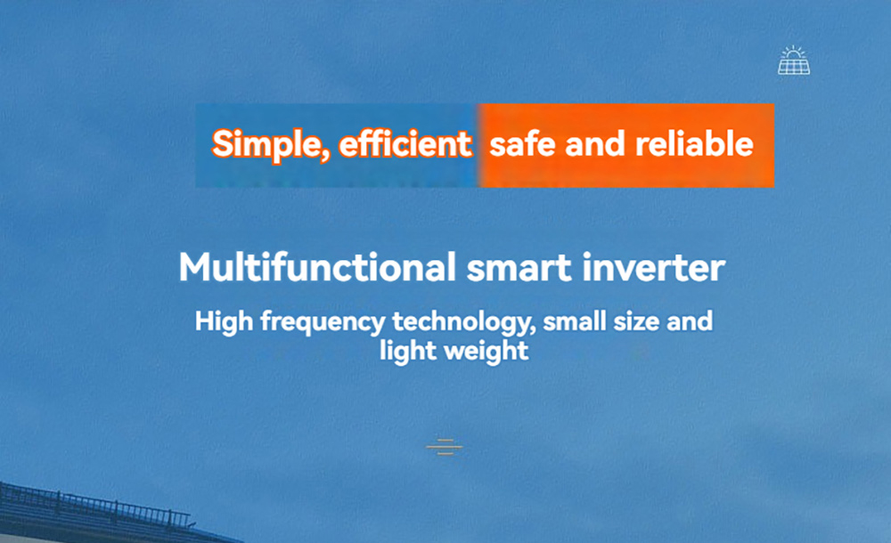 DAXTROMN 6.5KVA Hybrid Solar Inverter, 5000W Pure Sine Wave, Max 100A MPPT, Max 500VDC PV Input