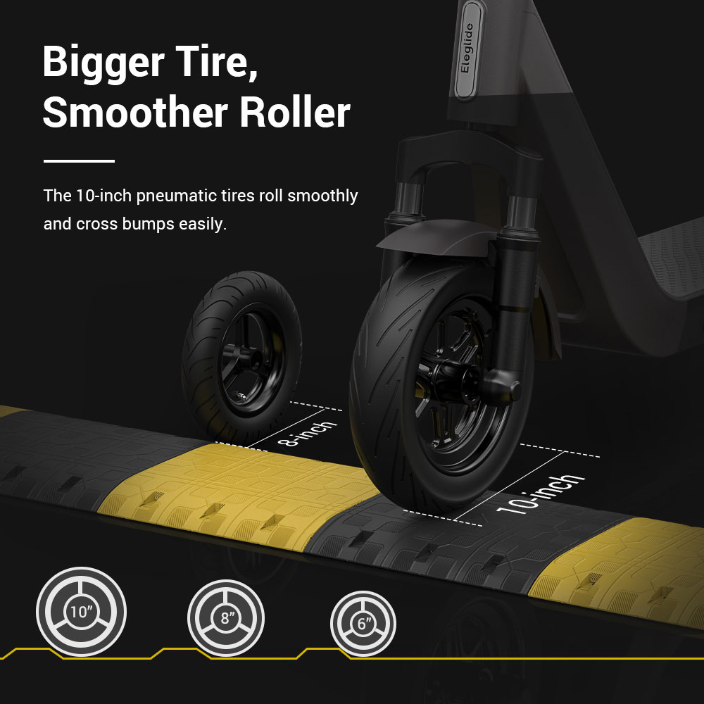 Eleglide Coozy 36V 12.5Ah 350W 55km Range Electric Scooter 25km/h Max Speed