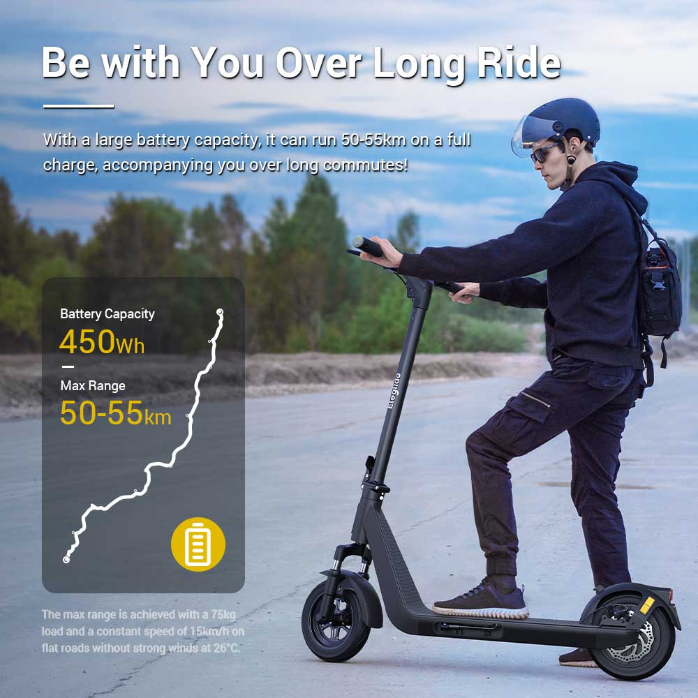 Eleglide Coozy 36V 12.5Ah 350W 55km Range Electric Scooter 25km/h Max Speed