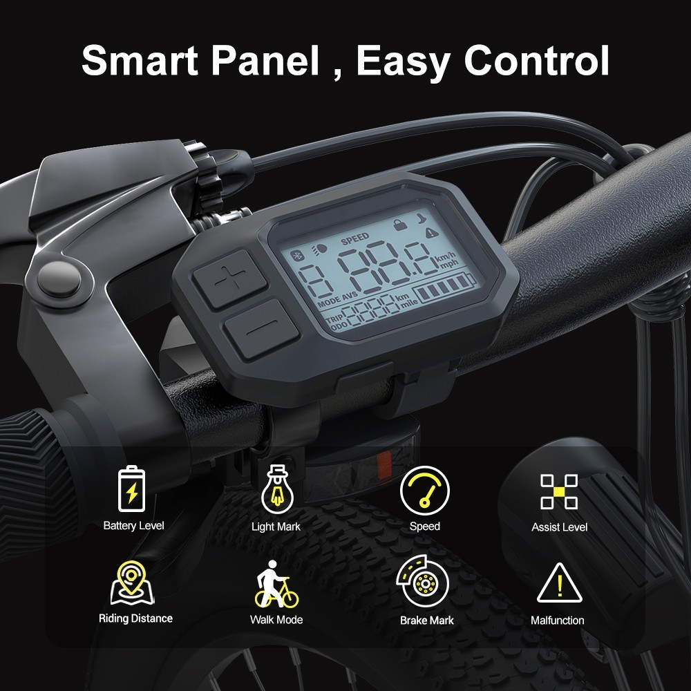 Eleglide M1 Plus 29'x1.9' 36V 13AH 250W Electric Moped Bike With App Control