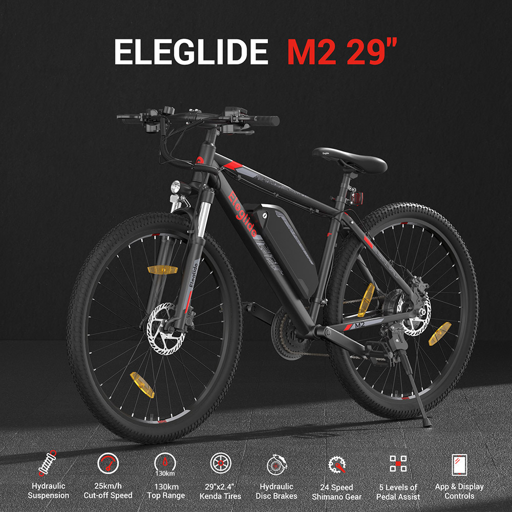 Eleglide M2 29' x 19' Electric Moped Bike 36V 15.6AH 250W