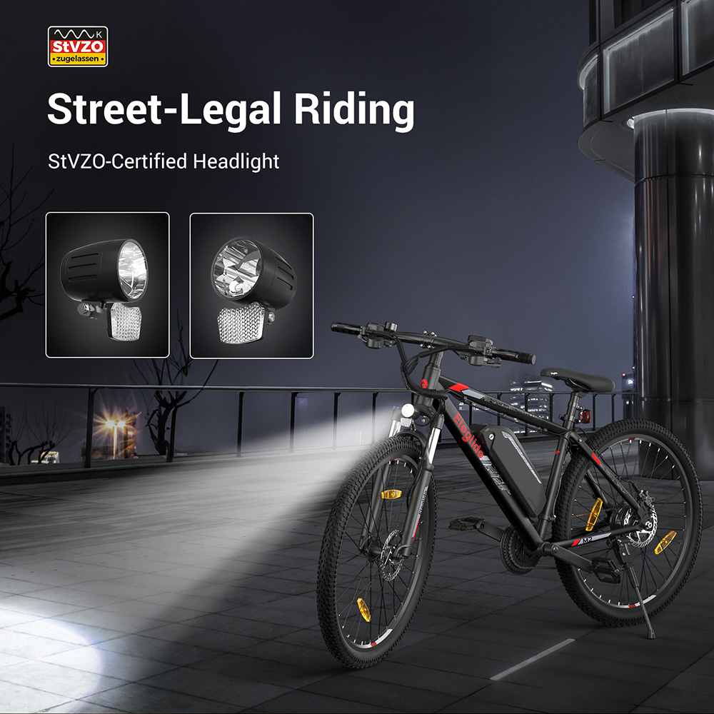 Eleglide M2 29' x 19' Electric Moped Bike 36V 15.6AH 250W