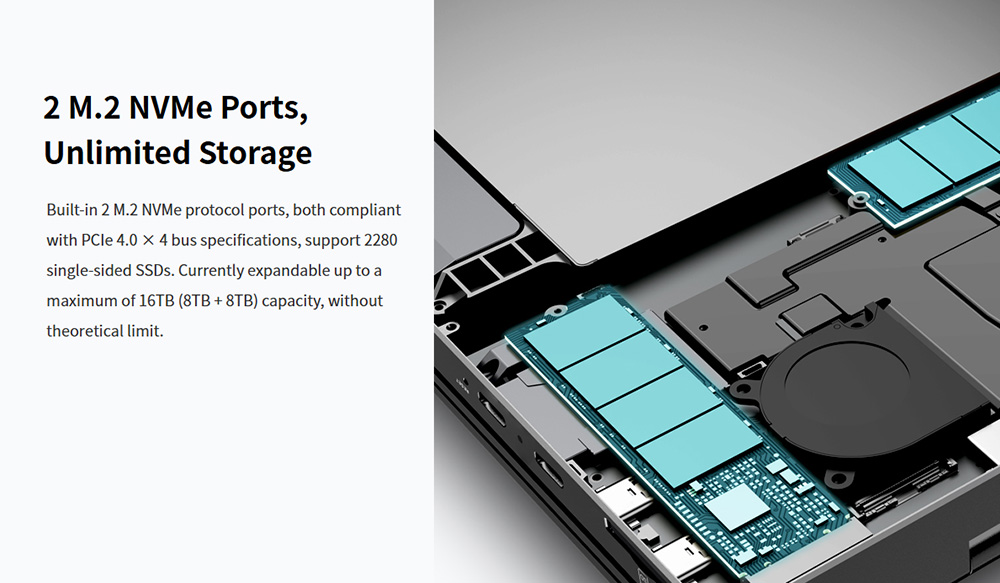GPD DUO 13.3-inch Dual-OLED Screen Laptop, AMD Ryzen AI 9 HX 370 (12 Core Max 5.1GHz), 2880*1800, 32GB LPDDR5 RAM 1TB SSD, WiFi 6E Bluetooth 5.3, Built-in Hyper-Linear Speakers, 1* USB4 (40Gbps), 1*USB-C (10Gbps), 1*Oculink, 1*HDMI 2.1, 2*USB-A