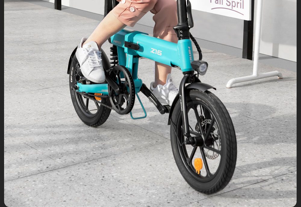 Refurbished HIMO Z16 Electric Bicycle Folding design White