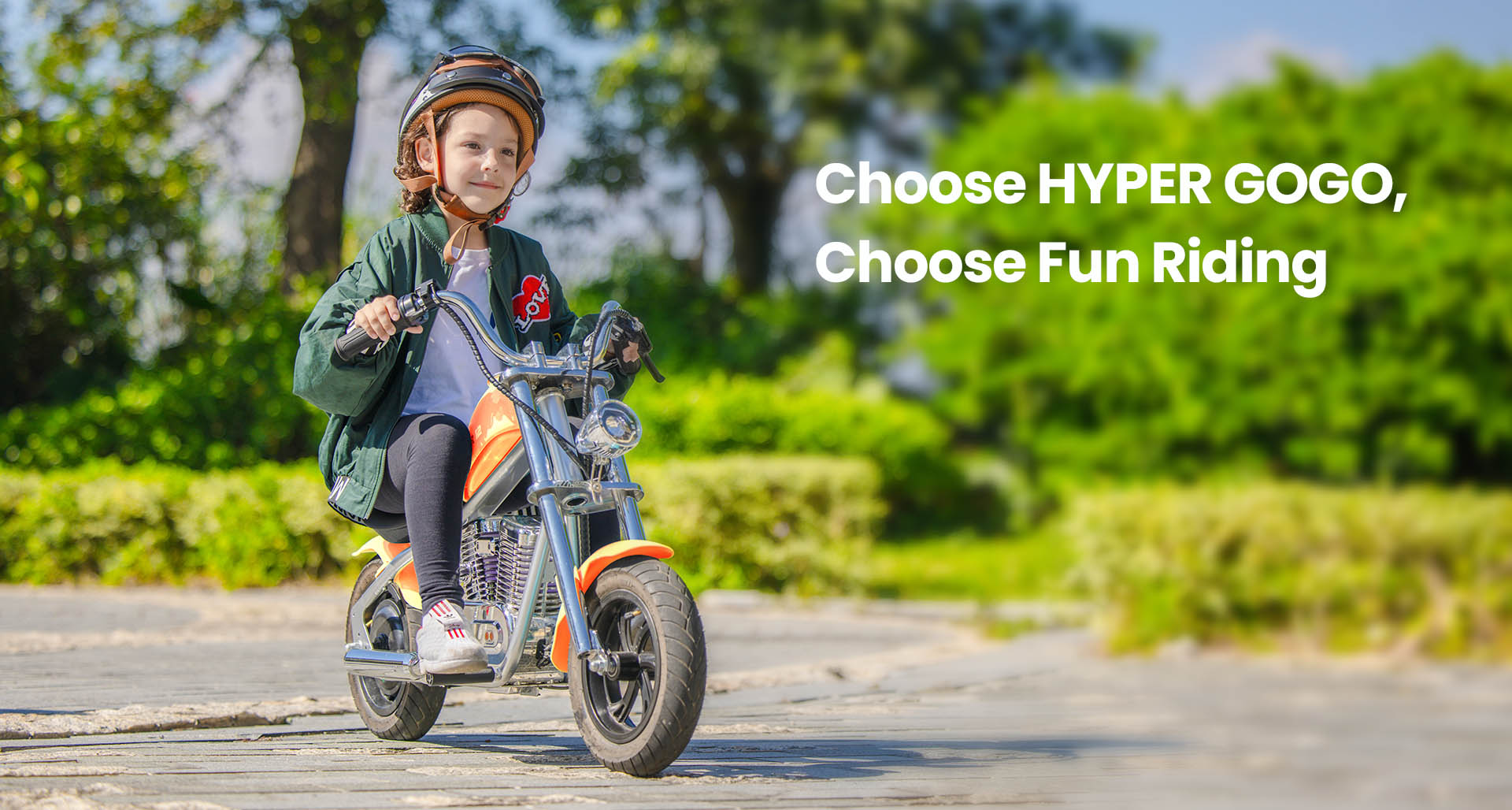 Refurbished HYPER GOGO Cruiser 12 Plus with App Electric Motorcycle for Kids with App 12'' Pneumatic Tires Bluetooth Speaker Fog