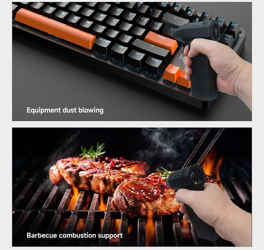 JARVIS X3 Violent Turbo Fan, 130,000RPM Brushless Motor, 3000mAh Battery Capacity, Three Wind Speeds