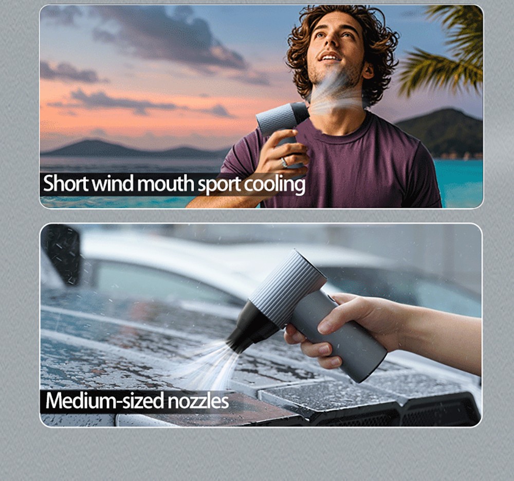 JARVIS X7 Violent Turbo Fan, 9,000RPM Brushless Motor, 15W Fast Charging, 2500mAh Battery Capacity, Three Wind Speeds