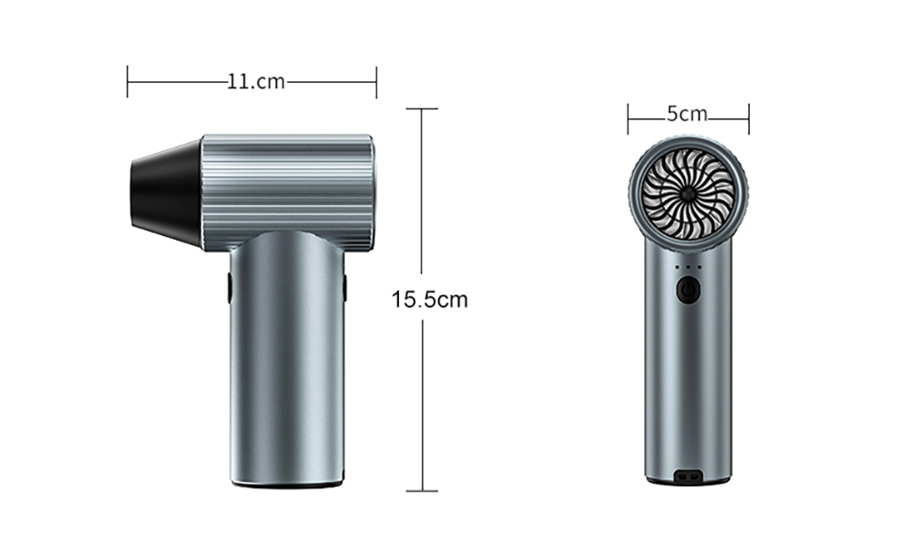 JARVIS X7 Violent Turbo Fan, 9,000RPM Brushless Motor, 15W Fast Charging, 2500mAh Battery Capacity, Three Wind Speeds