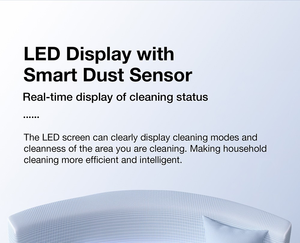 Refurbished JIMMY BD7 Pro Cordless Double Cup Anti-mite Vacuum Cleaner, 245mm Suction Inlet, 0.5L Dust Cup, Smart Dust Sensor