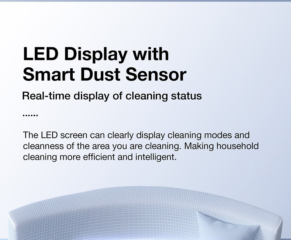 JIMMY BX6 Pro Double Cup Anti-mite Vacuum Cleaner, 245mm Suction Inlet, 0.5L Dust Cup Capacity, Smart Dust Sensor