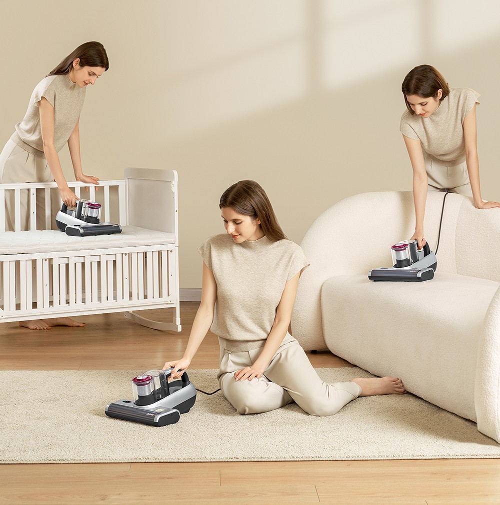 JIMMY BX6 Pro Double Cup Anti-mite Vacuum Cleaner, 245mm Suction Inlet, 0.5L Dust Cup Capacity, Smart Dust Sensor