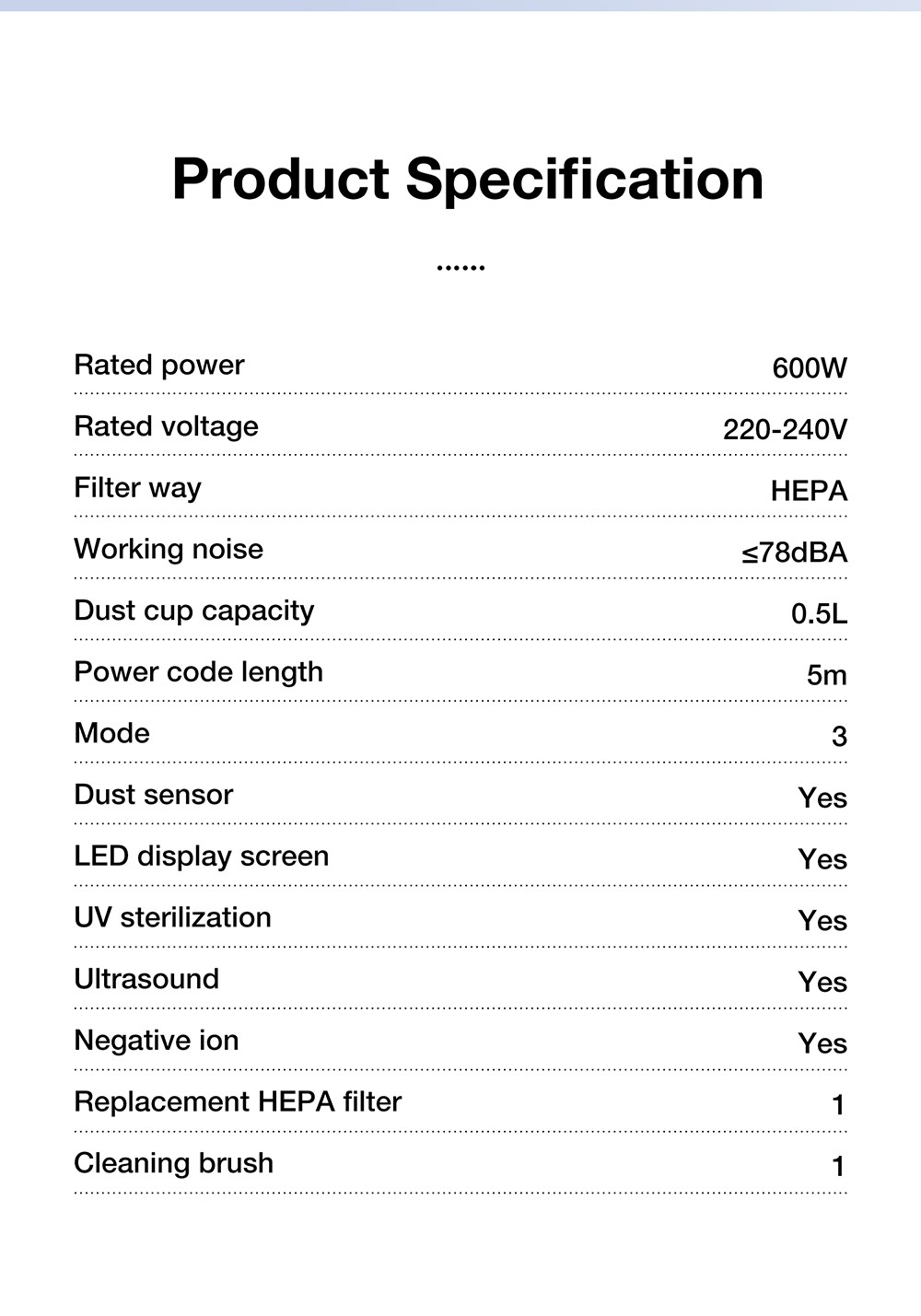 JIMMY BX6 Pro Double Cup Anti-mite Vacuum Cleaner, 245mm Suction Inlet, 0.5L Dust Cup Capacity, Smart Dust Sensor