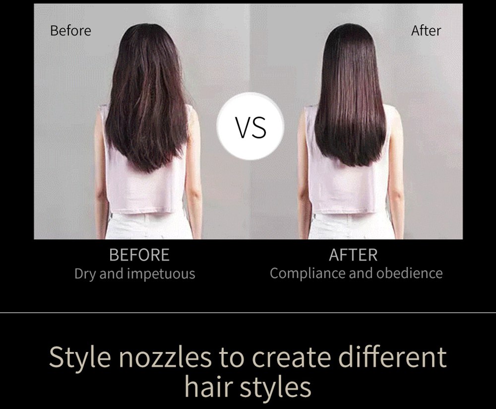 Refurbished JIMMY F6 1800W Hair Dryer, Nano Ultrasonic Technology, Fast Drying to Prevent Moisture Loss - Purple