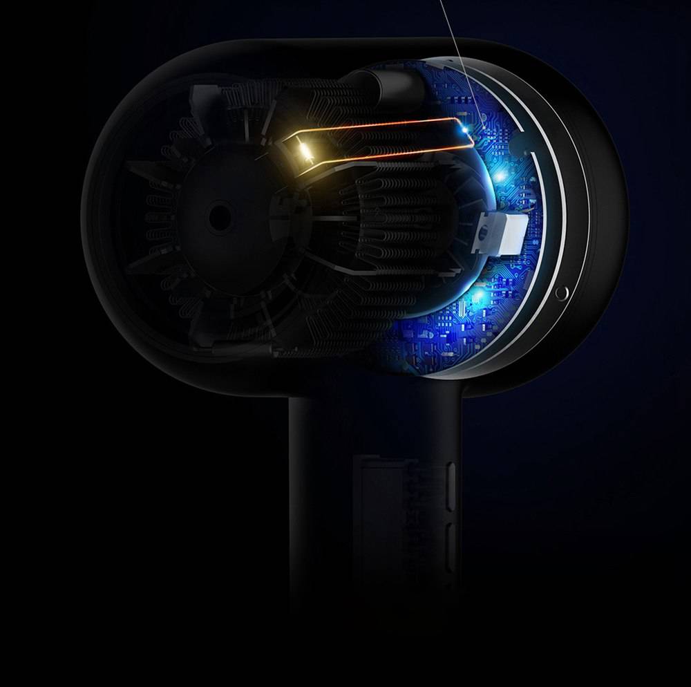 Refurbished JIMMY F6 1800W Hair Dryer, Nano Ultrasonic Technology, Fast Drying to Prevent Moisture Loss - Purple