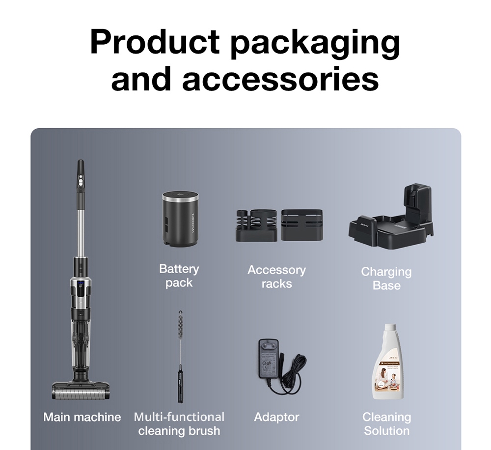 Refurbished JIMMY HW9 Cordless Wet and Dry Vacuum Cleaner, Self-Cleaning, 400ml Dust Water Tank, Waterproof Brushless, LED Display