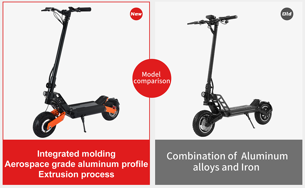 KUGOO G2 MAX Electric Scooter, 10' Pneumatic Tires 1500W Motor 48V 21Ah Battery 55km/h Max Speed 80km Range