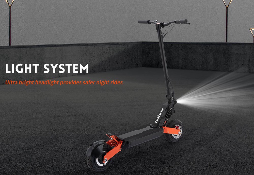 KUGOO G2 MAX Electric Scooter, 10' Pneumatic Tires 1500W Motor 48V 21Ah Battery 55km/h Max Speed 80km Range