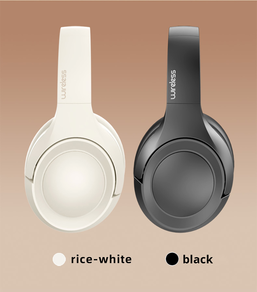L50 ANC Foldable Headphones, Hi-Fi Audio, Bluetooth 5.4, 50 Hours Playtime (ANC on), Support Wired Connection - White