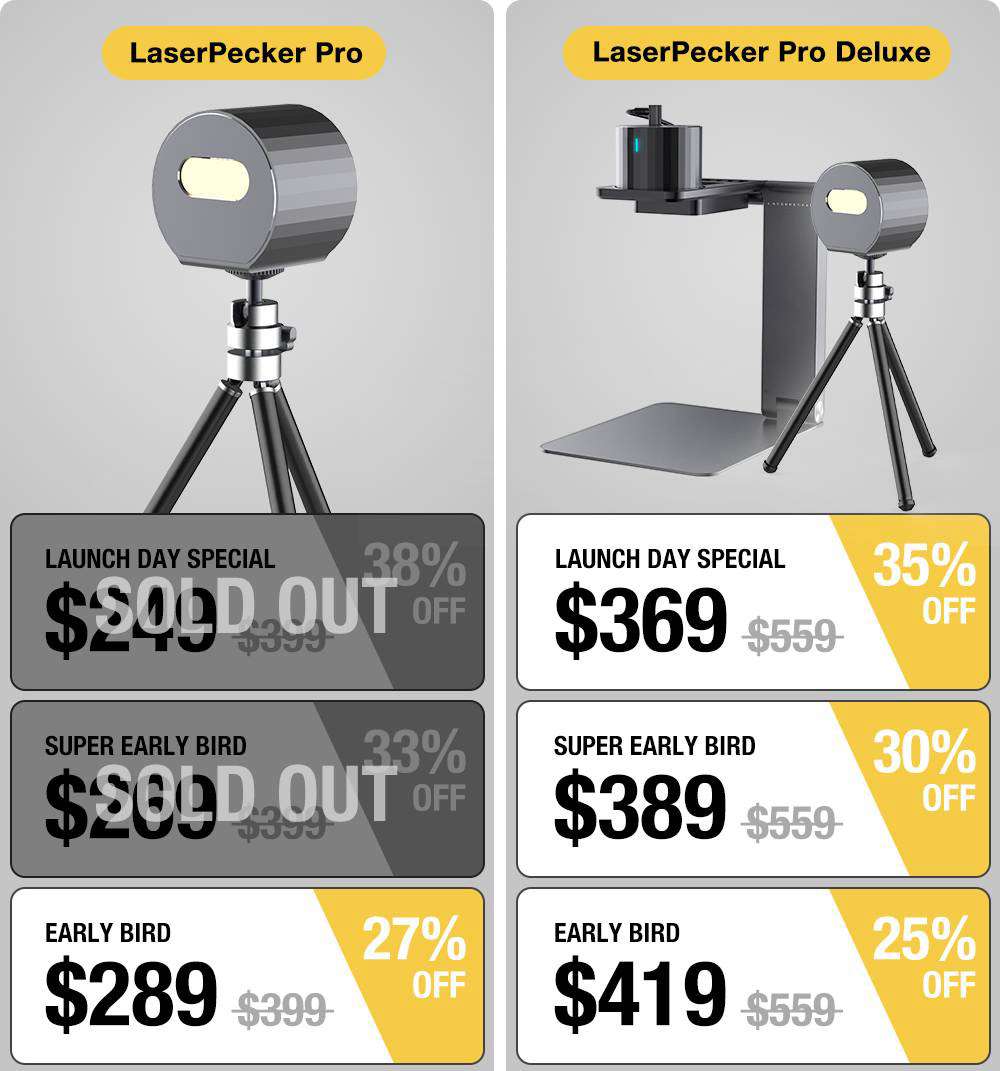 Refurbished LaserPecker Pro Portable Laser Engraver Standard Version