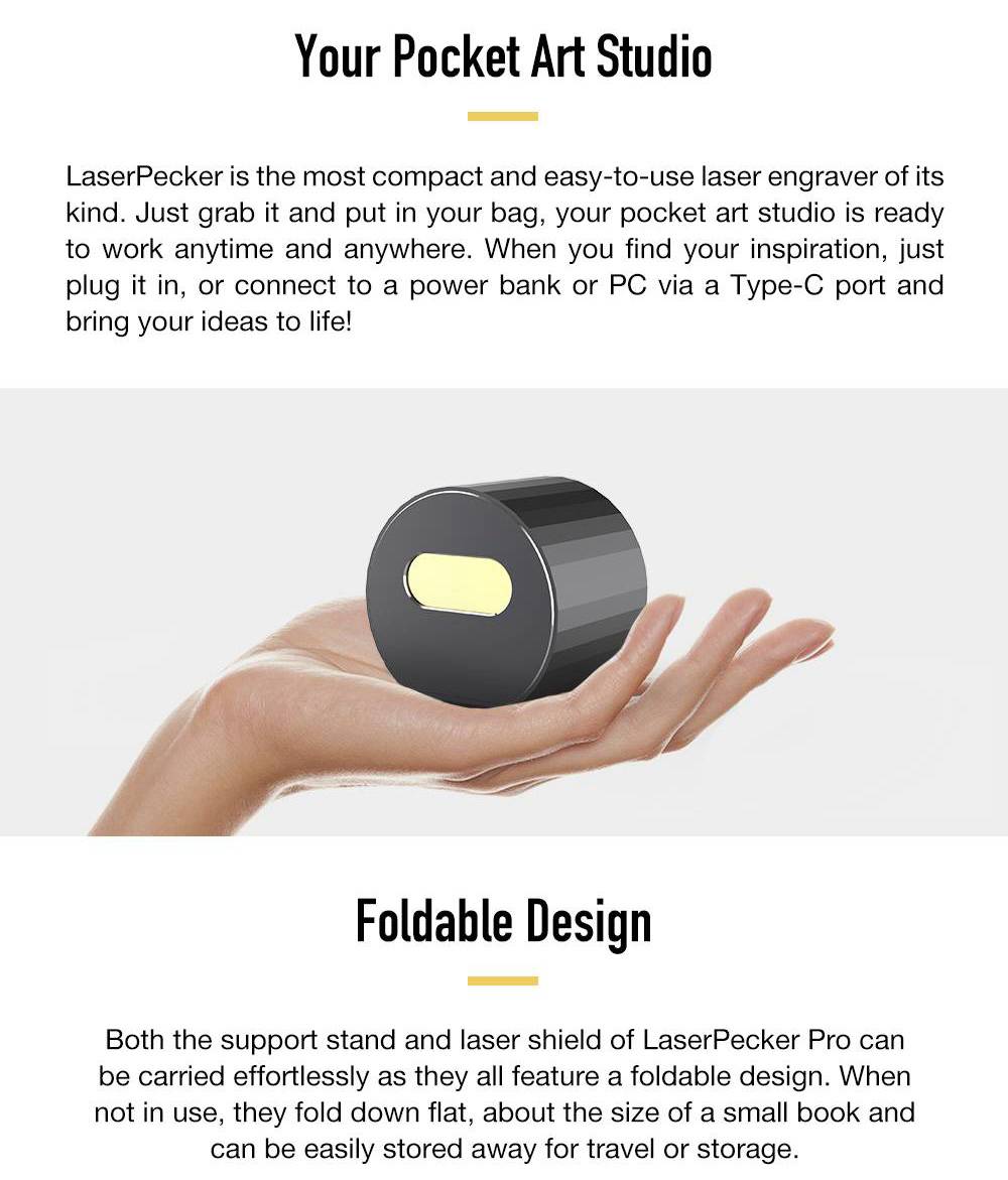 Refurbished LaserPecker Pro Portable Laser Engraver Standard Version