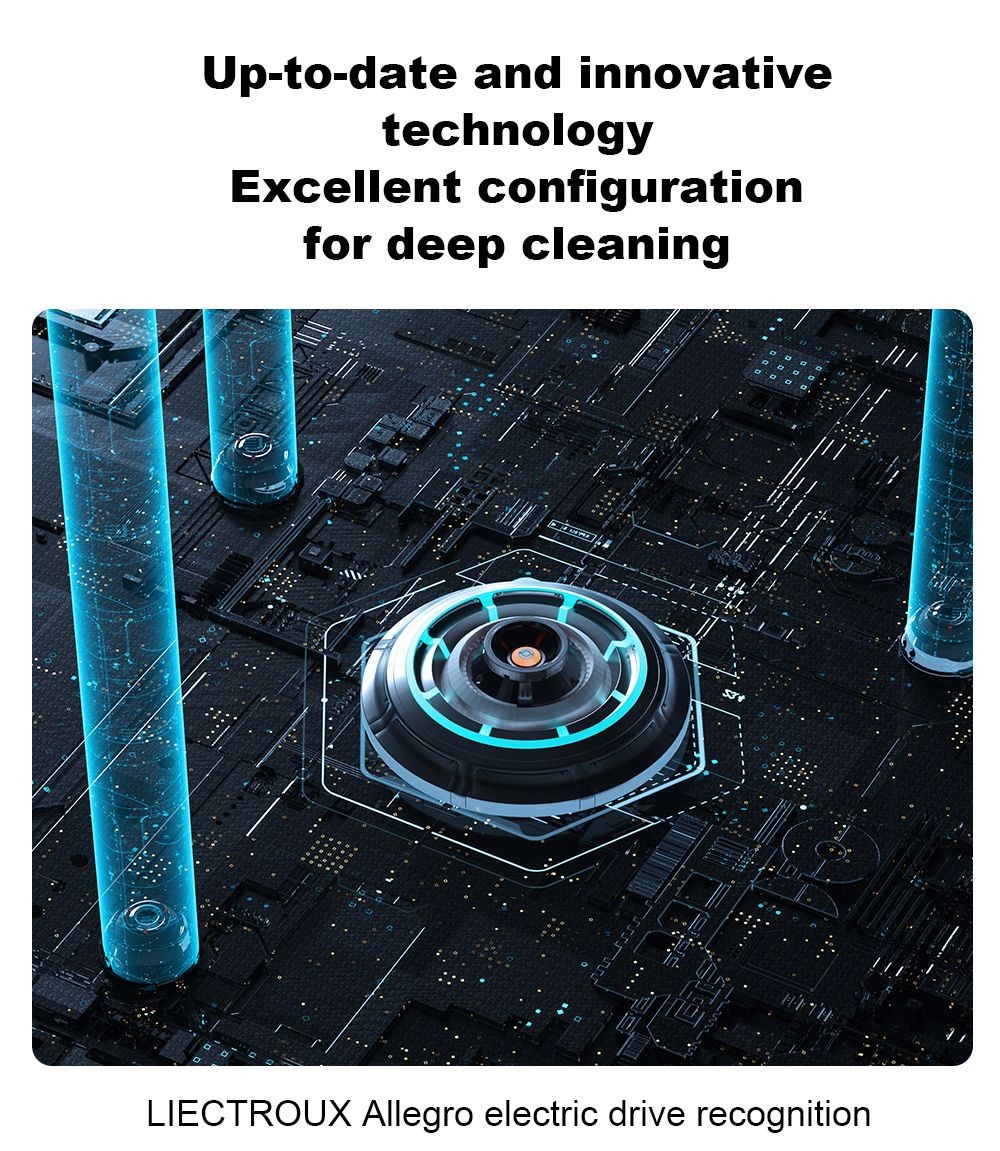 Refurbished Liectroux HCR-09 Window Cleaning Robot, 2800Pa Suction, 3 Auto Cleaning Modes, UPS Function, Edge Detection