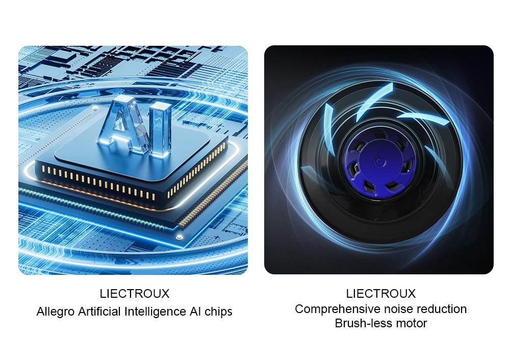 Refurbished Liectroux HCR-09 Window Cleaning Robot, 2800Pa Suction, 3 Auto Cleaning Modes, UPS Function, Edge Detection