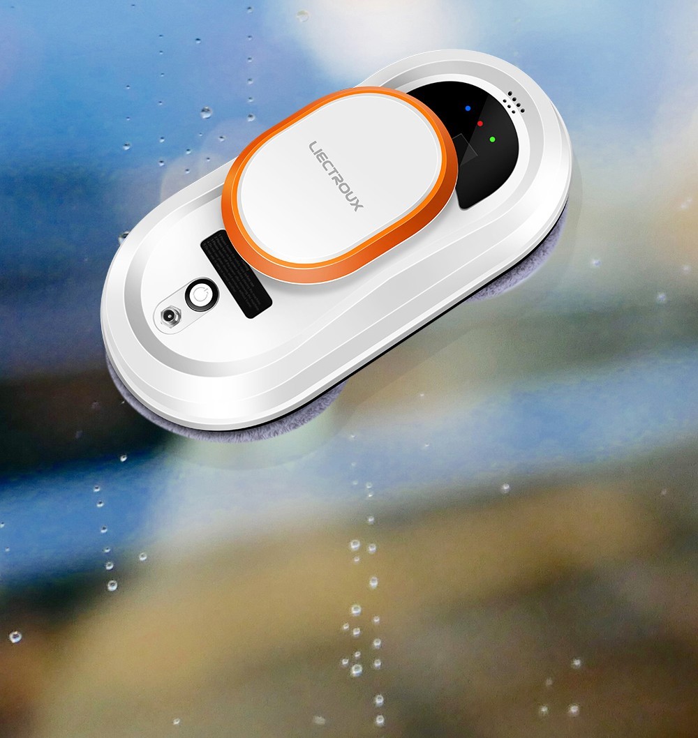 Refurbished Liectroux HCR-09 Window Cleaning Robot, 2800Pa Suction, 3 Auto Cleaning Modes, UPS Function, Edge Detection