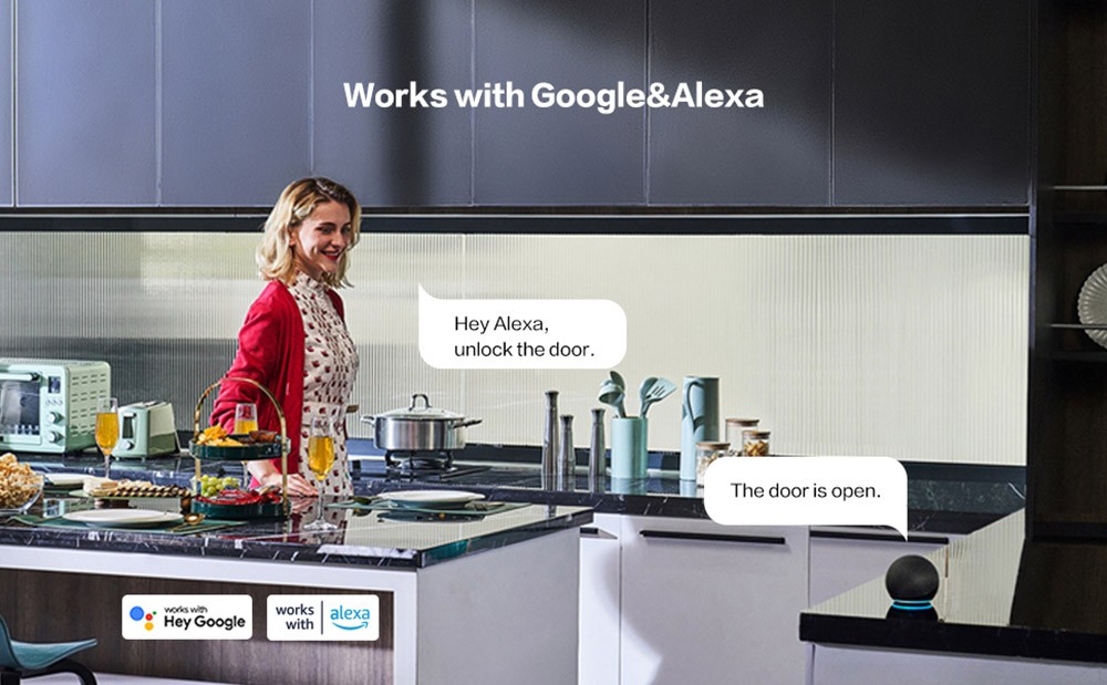 Refurbished Lockin G30 Smart Door Lock, 3-in-1 Fingerprints App Control Passwords Unlock