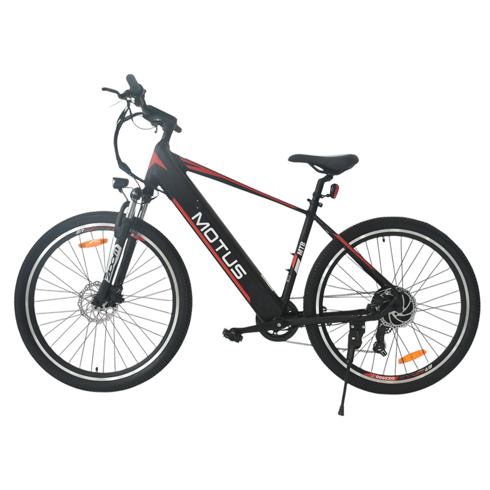 MOTUS1626 Electric Bike, 250W Motor, 36V 12.5AH Battery, 27.5*2.1-inch Tires, 25km/h Max Speed, Disc Brake, Suspension Front Fork, Shimano 7-speed