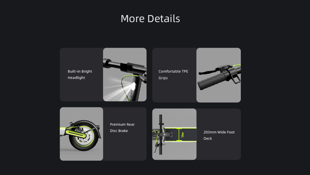 NAVEE S65 Electric Scooter 10 Inch Pneumatic Tire 48V 500W Motor 65km Mileage 25km/h Max Speed